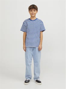 Jack & Jones Juostuotas Marškinėliai Jaunimui -True Blue - 12253966
