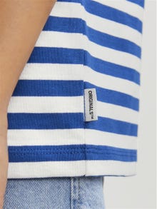 Jack & Jones Juostuotas Marškinėliai Jaunimui -True Blue - 12253966