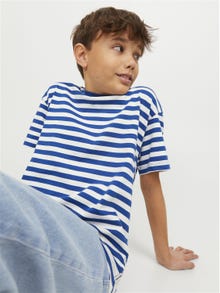 Jack & Jones Juostuotas Marškinėliai Jaunimui -True Blue - 12253966