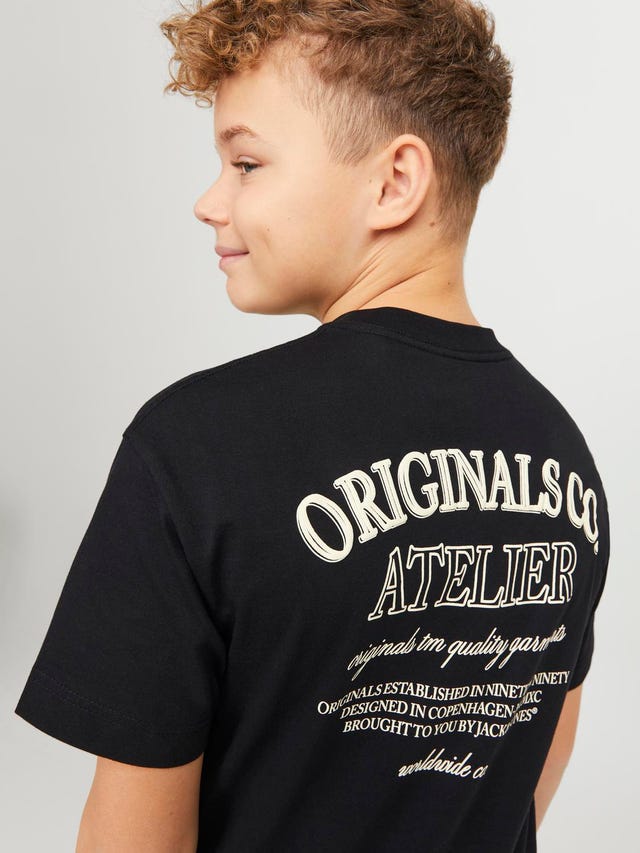 Jack & Jones T-shirt Estampar Para meninos - 12253968