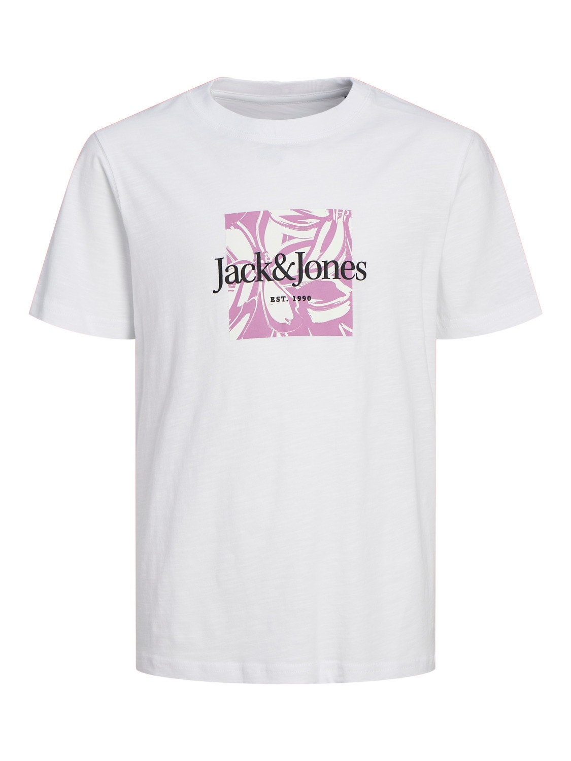 Jack & Jones Spausdintas raštas Marškinėliai For boys -Bright White - 12253973