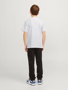 Jack & Jones Poikien Painettu T-paita -Bright White - 12253973