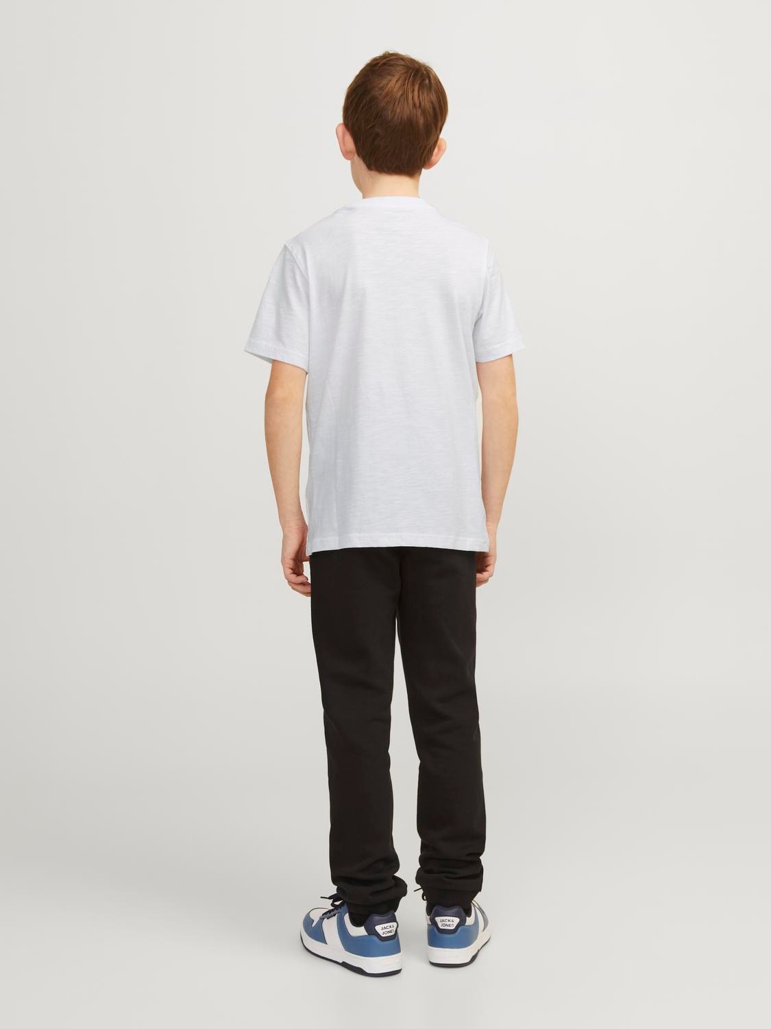 Jack & Jones T-shirt Imprimé Pour les garçons -Bright White - 12253973