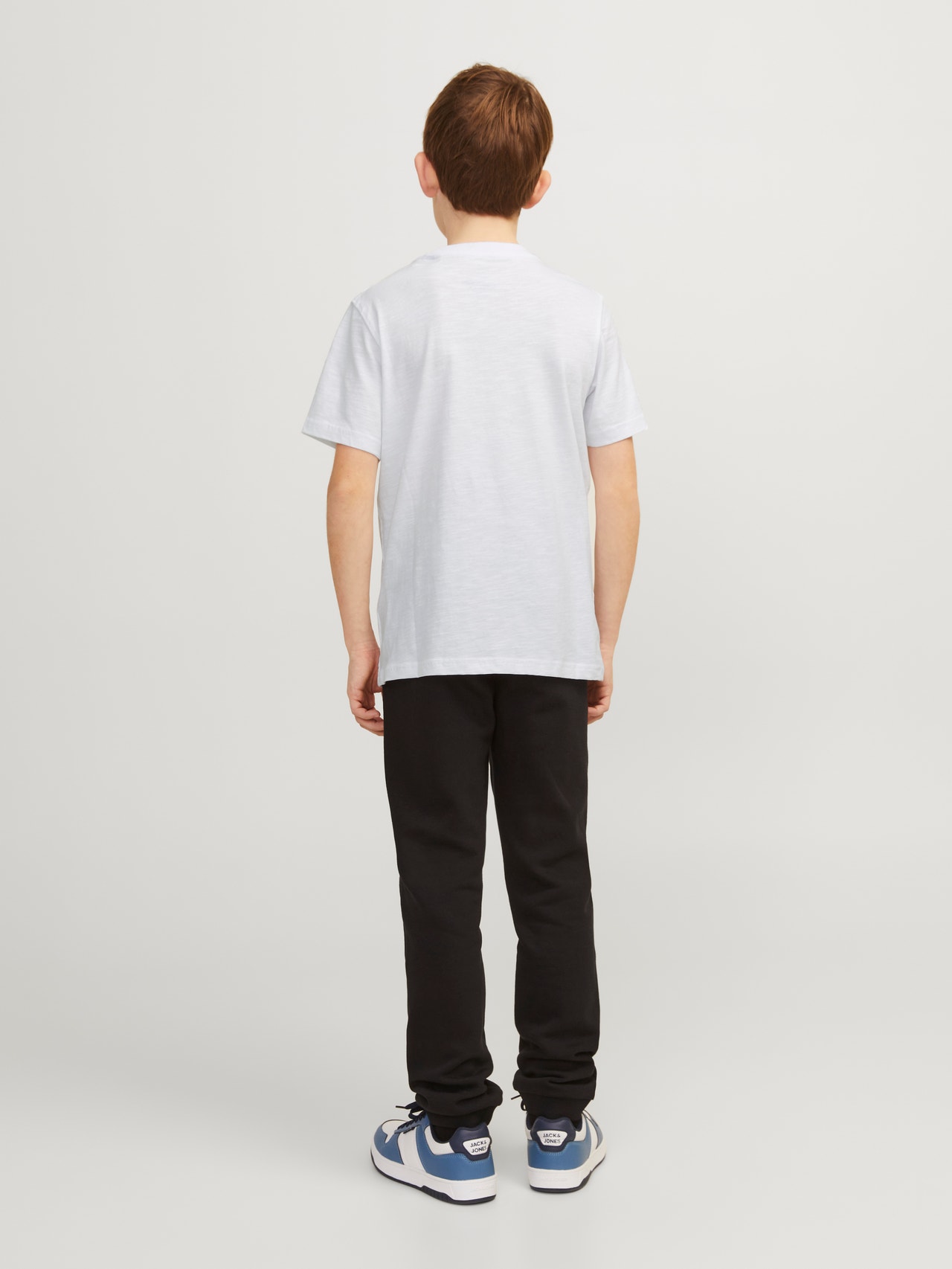 Jack & Jones Trykk T-skjorte For gutter -Bright White - 12253973