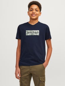 Jack & Jones Printed T-shirt For boys -Sky Captain - 12253973