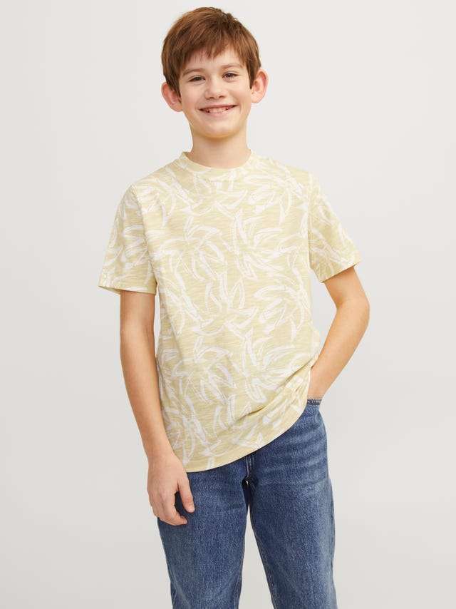 Jack & Jones All Over Print T-skjorte For gutter - 12253974