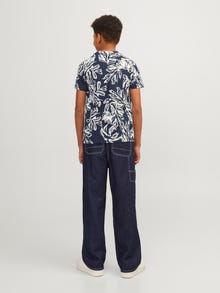 Jack & Jones All Over Print T-skjorte For gutter -Sky Captain - 12253974