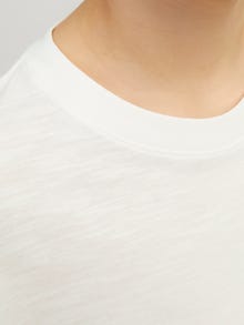 Jack & Jones Spausdintas raštas Marškinėliai Jaunimui -Cloud Dancer - 12253977