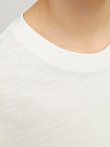 Jack & Jones T-shirt Estampar Para meninos -Cloud Dancer - 12253977