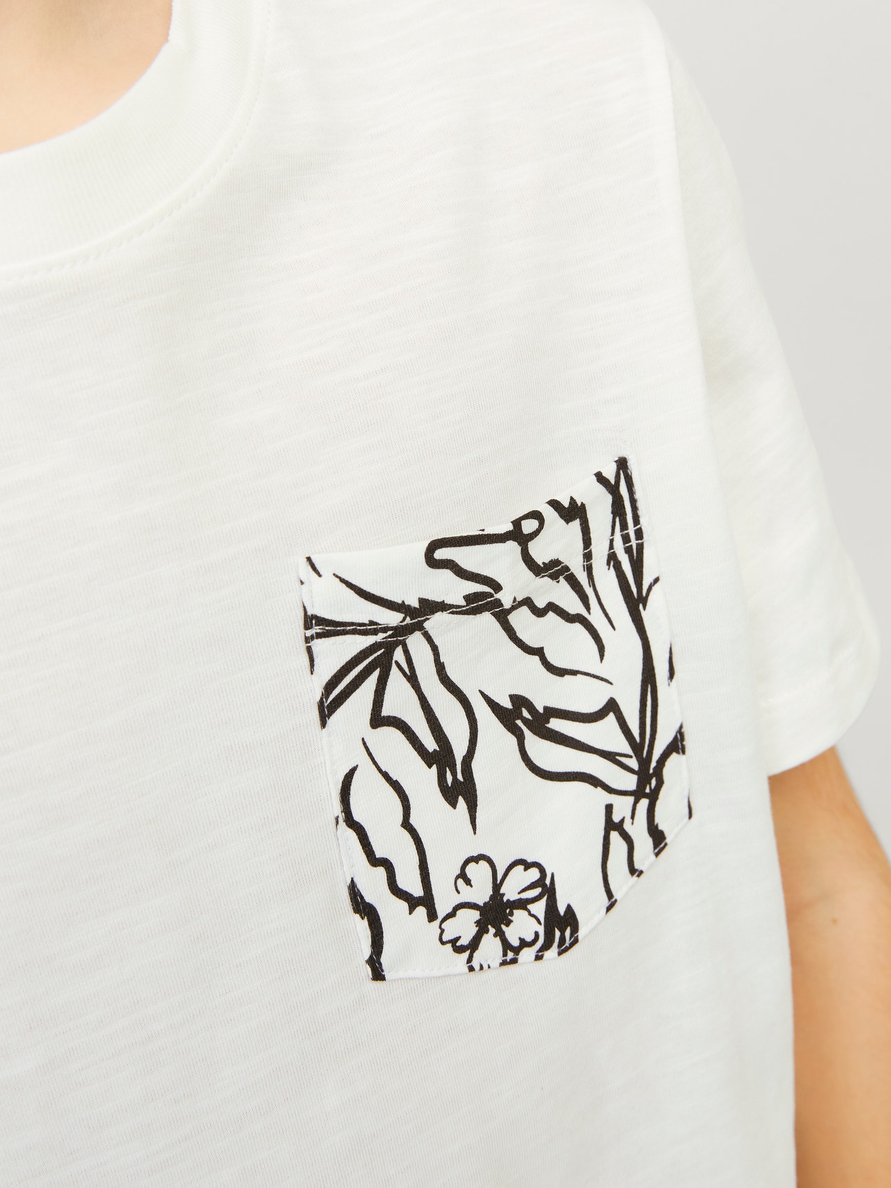 Jack & Jones T-shirt Imprimé Pour les garçons -Cloud Dancer - 12253977
