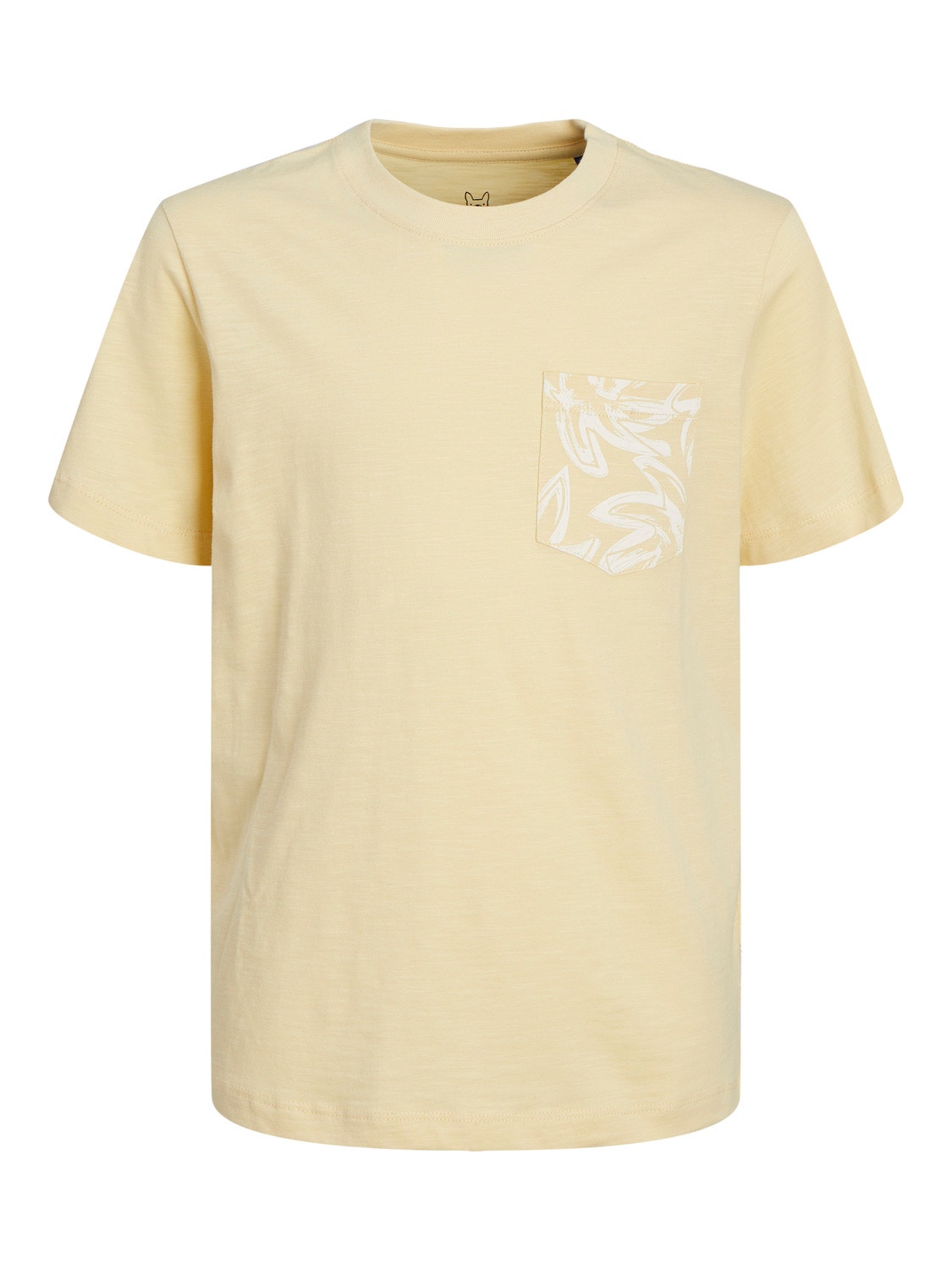 Jack & Jones Printed T-shirt For boys -Italian Straw - 12253977