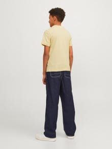 Jack & Jones T-shirt Estampar Para meninos -Italian Straw - 12253977