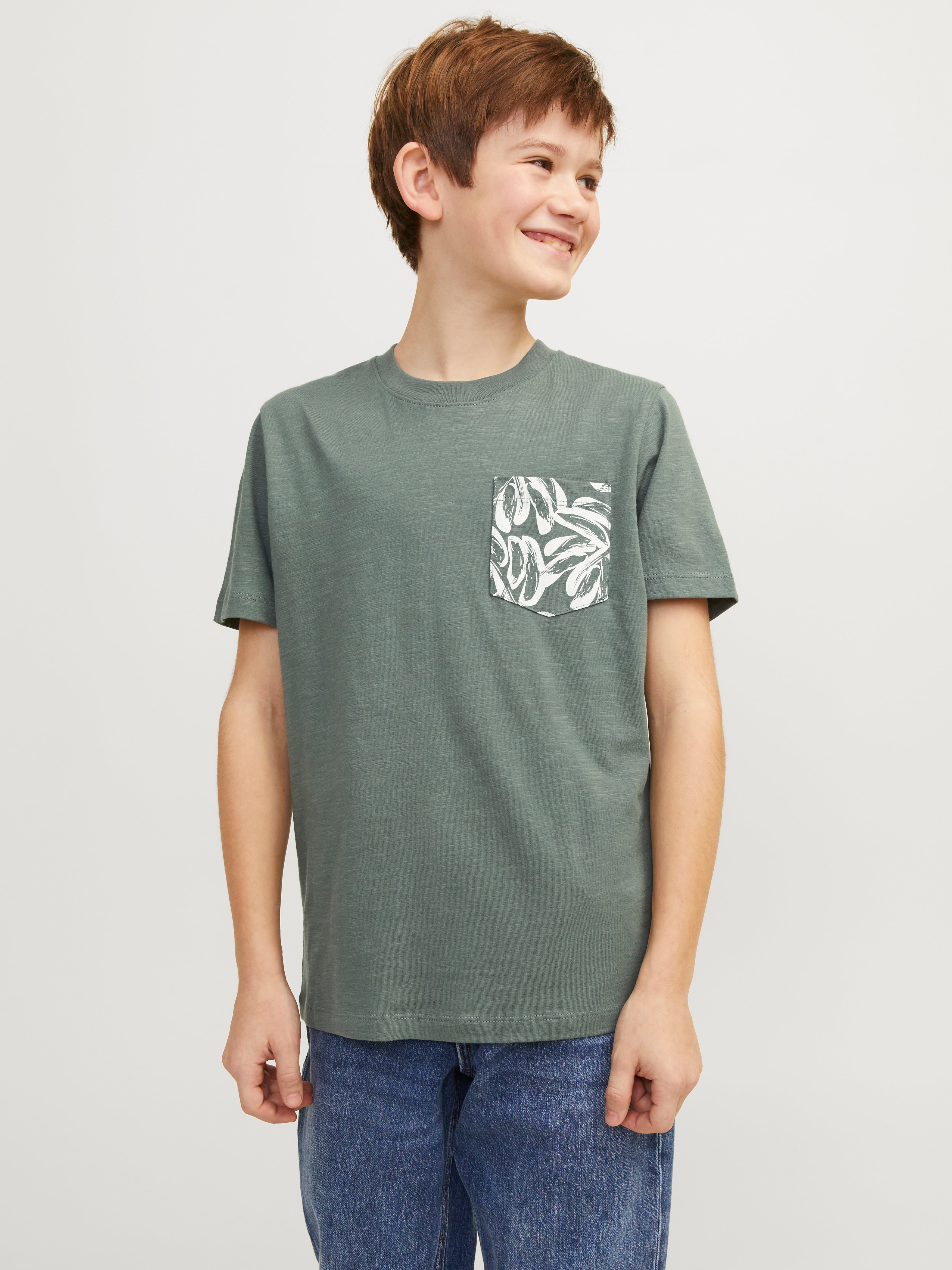 T-shirt Imprimé Pour Les Garçons - Jack & Jones - Modalova