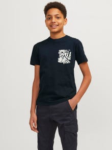 Jack & Jones Printed T-shirt For boys -Sky Captain - 12253977