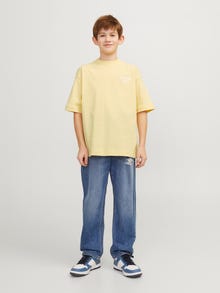 Jack & Jones Bedrukt T-shirt Voor jongens -Italian Straw - 12253986