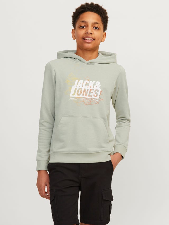 Jack & Jones Printed Hoodie Junior - 12253990