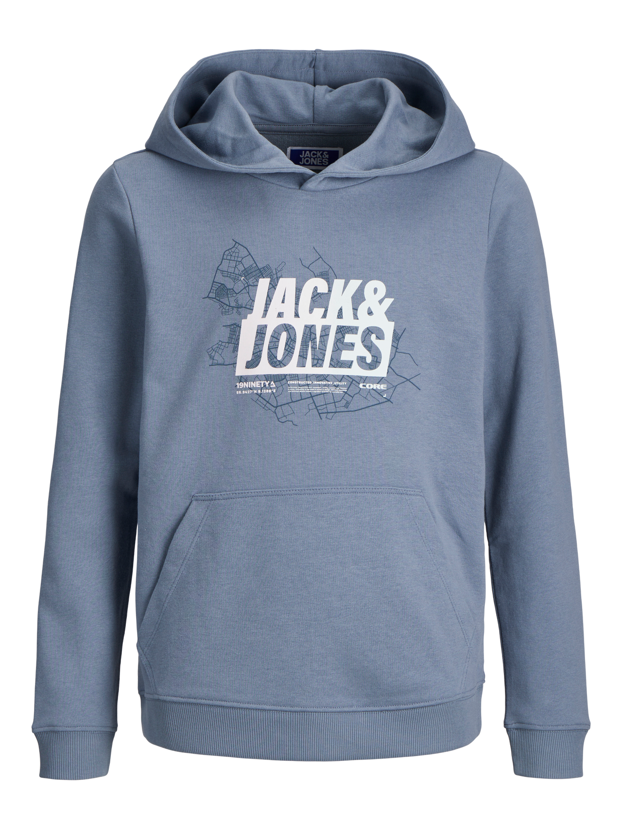 Jack & Jones Printed Hoodie For boys -Flint Stone - 12253990