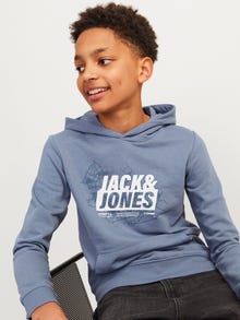 Jack & Jones Hoodie Estampar Para meninos -Flint Stone - 12253990