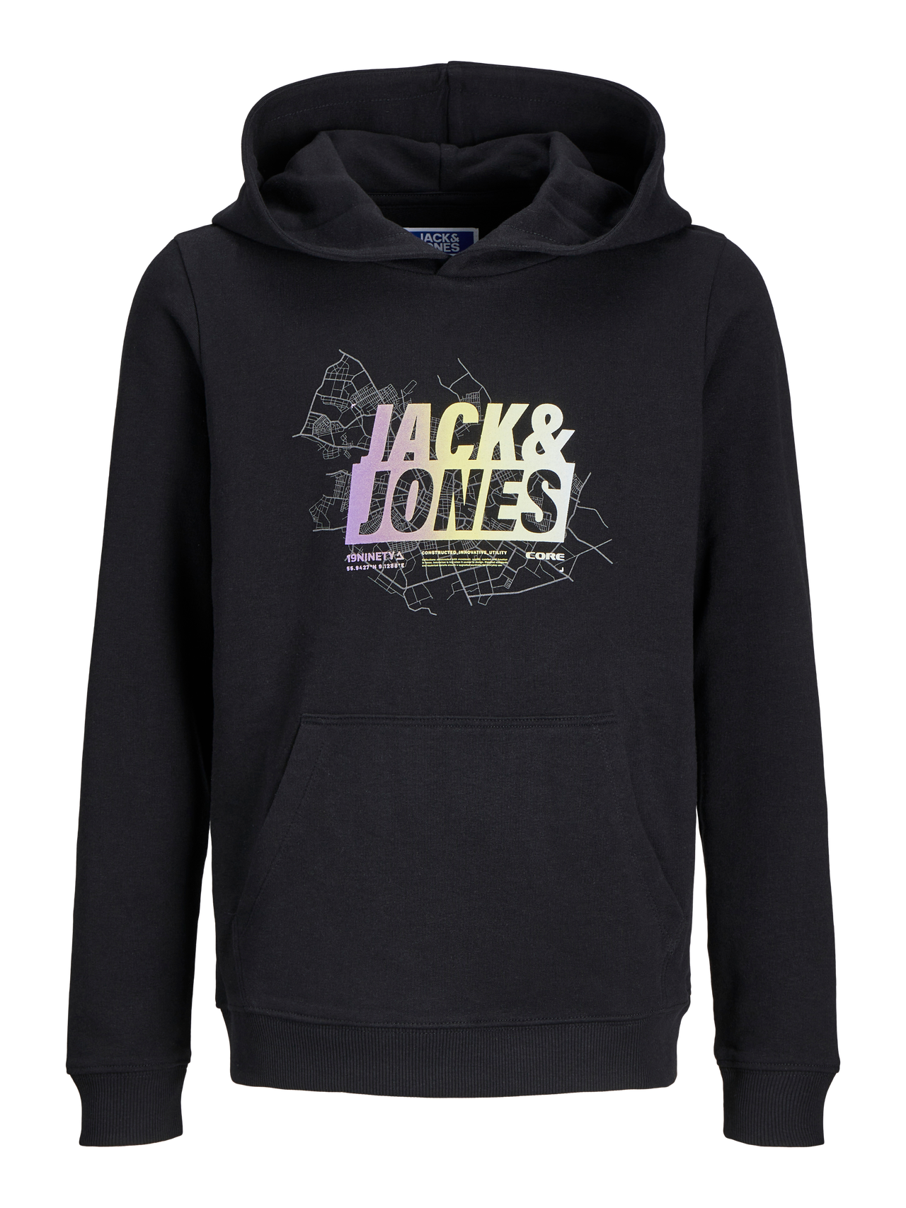 Jack & Jones Gedrukt Hoodie Voor jongens -Black - 12253990