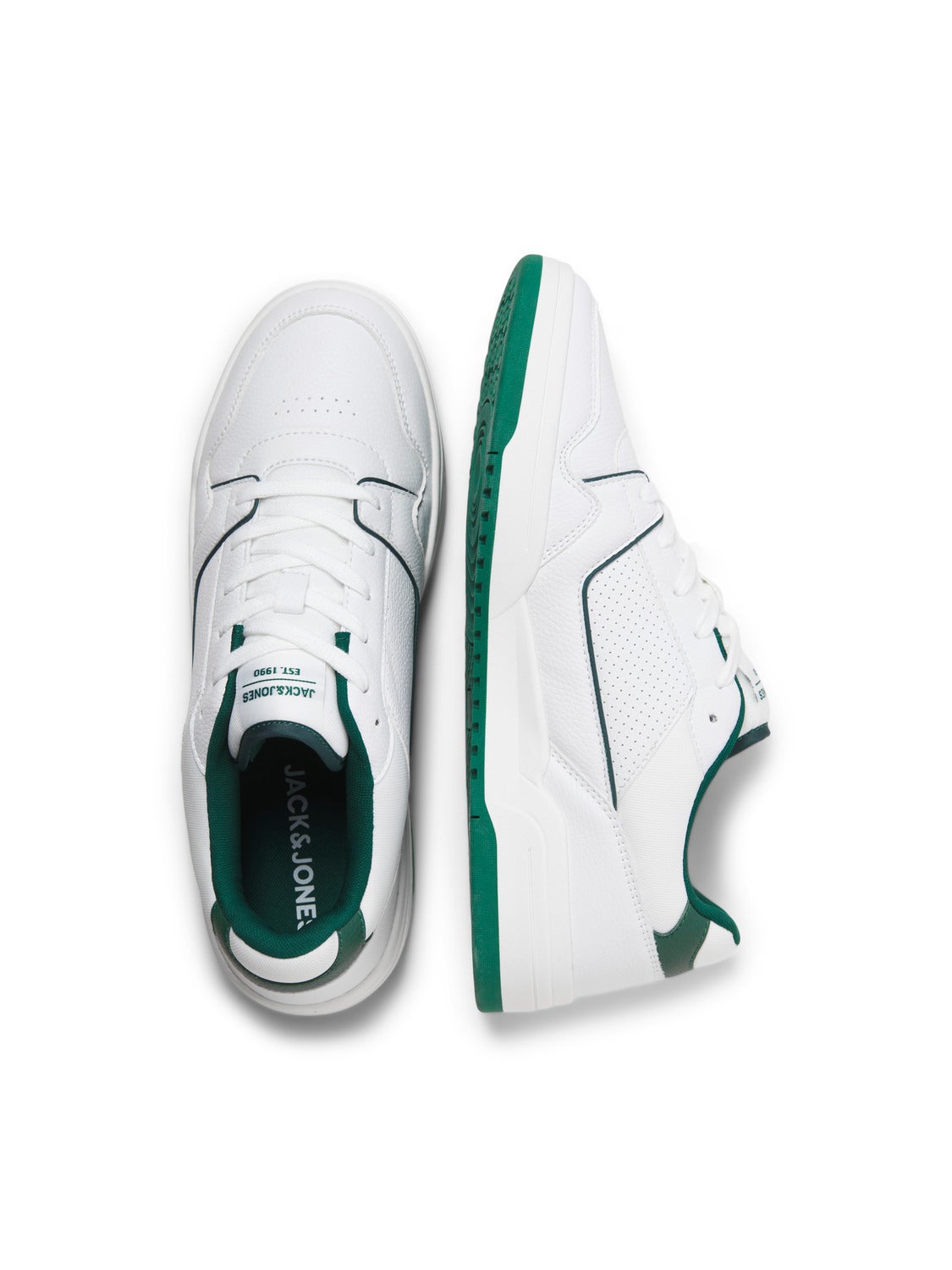 Jack jones cheap white trainers