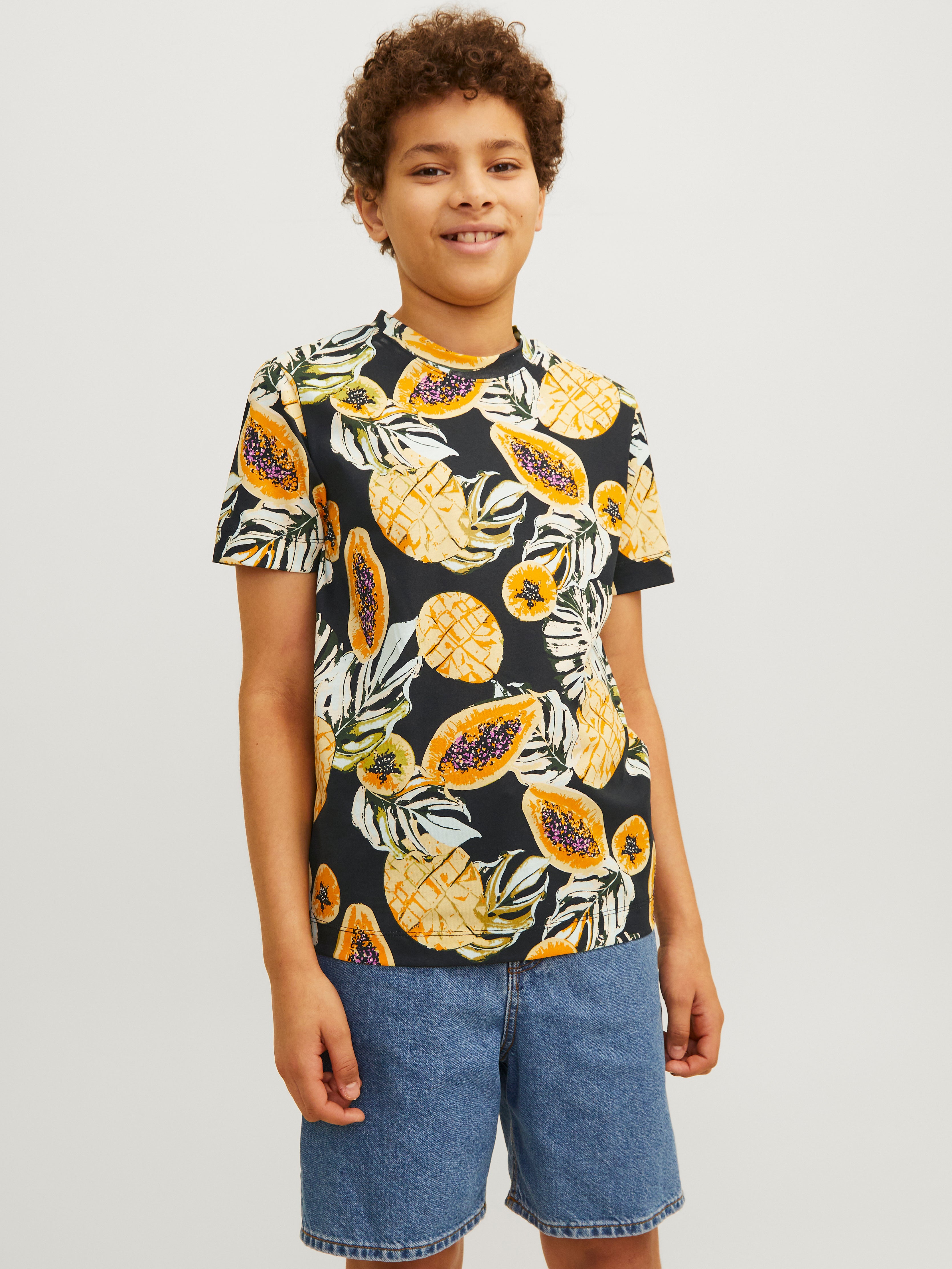 Jack & Jones Poikien All Over Print T-paita - 12254029