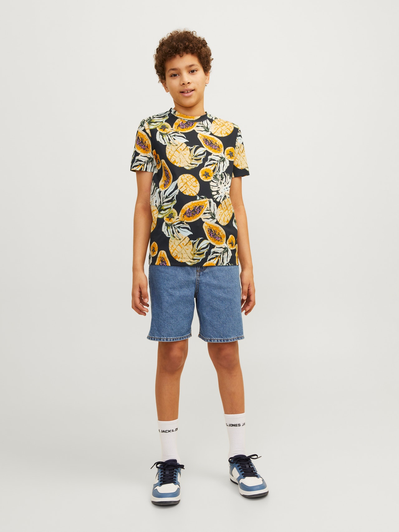 Jack & Jones All Over Print T-shirt For boys -Tap Shoe - 12254029