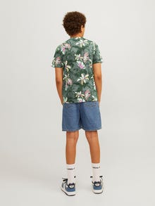 Jack & Jones All Over Print T-shirt Dla chłopców -Laurel Wreath - 12254029