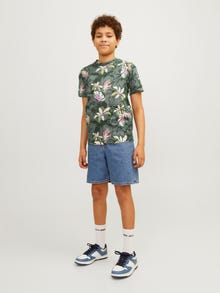 Jack & Jones All Over Print T-shirt Dla chłopców -Laurel Wreath - 12254029