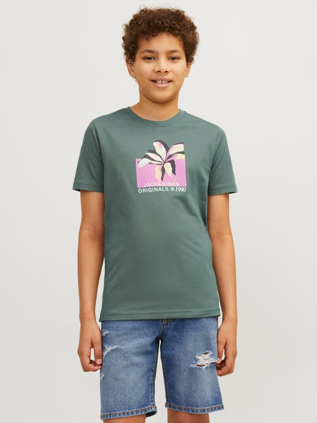 Jack & Jones Printet T-shirt Til drenge - 12254031