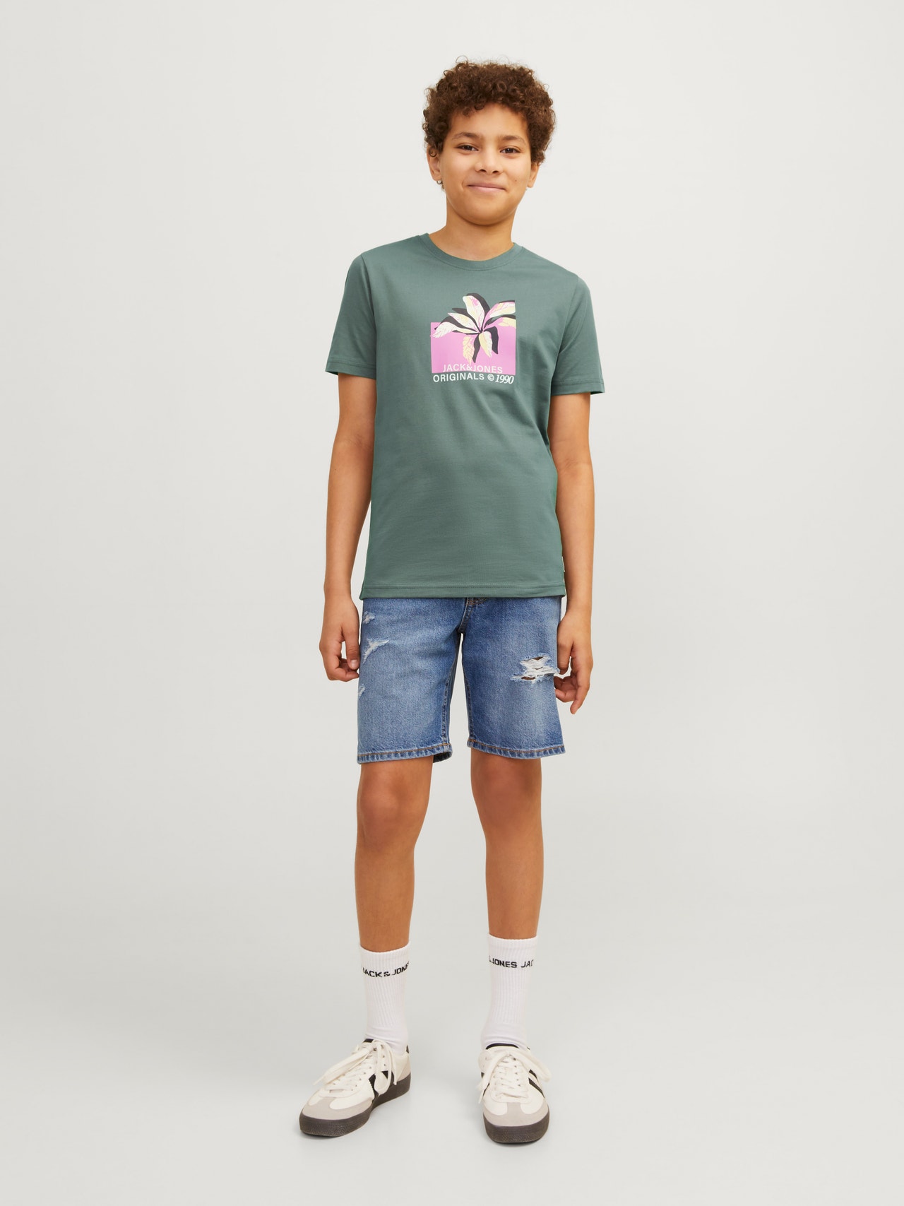 Jack & Jones Spausdintas raštas Marškinėliai For boys -Laurel Wreath - 12254031