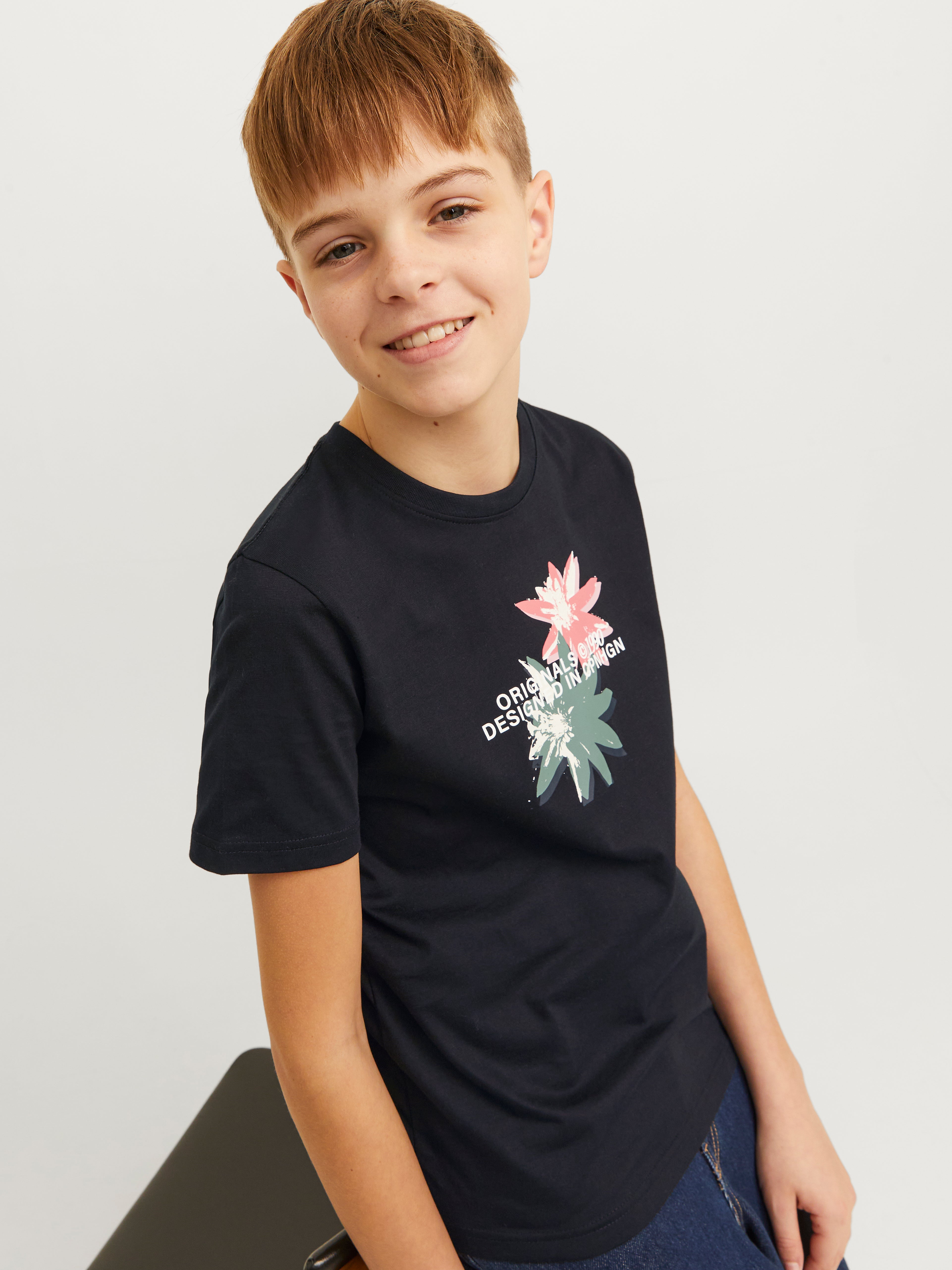 T-shirt met AC/DC-print en korte mouw - zwart - Man - 7.15