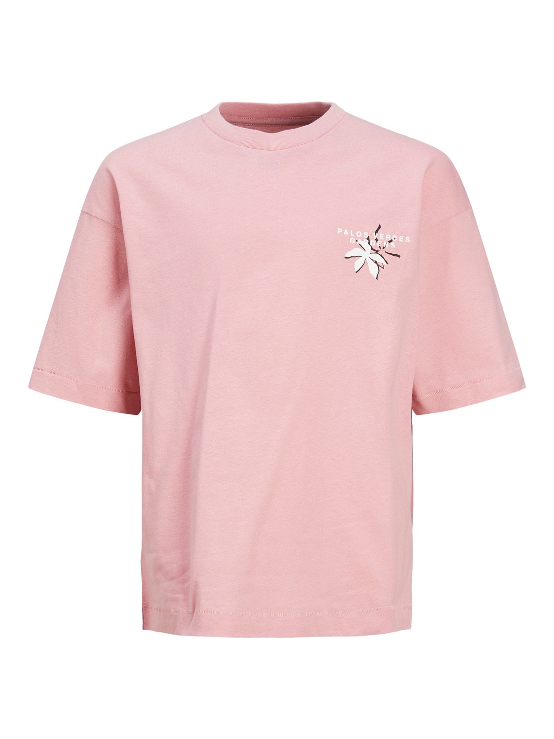 Jack & Jones Poikien Painettu T-paita -Pink Nectar - 12254040