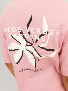 Jack & Jones Camiseta Estampado Para chicos -Pink Nectar - 12254040