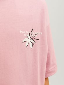 Jack & Jones Poikien Painettu T-paita -Pink Nectar - 12254040