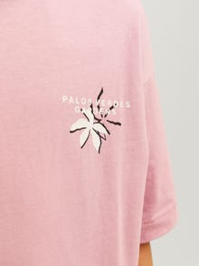 Jack & Jones Printed T-shirt For boys -Pink Nectar - 12254040