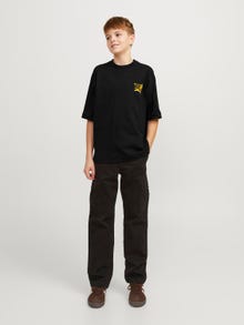 Jack & Jones Printed T-shirt For boys -Black - 12254040