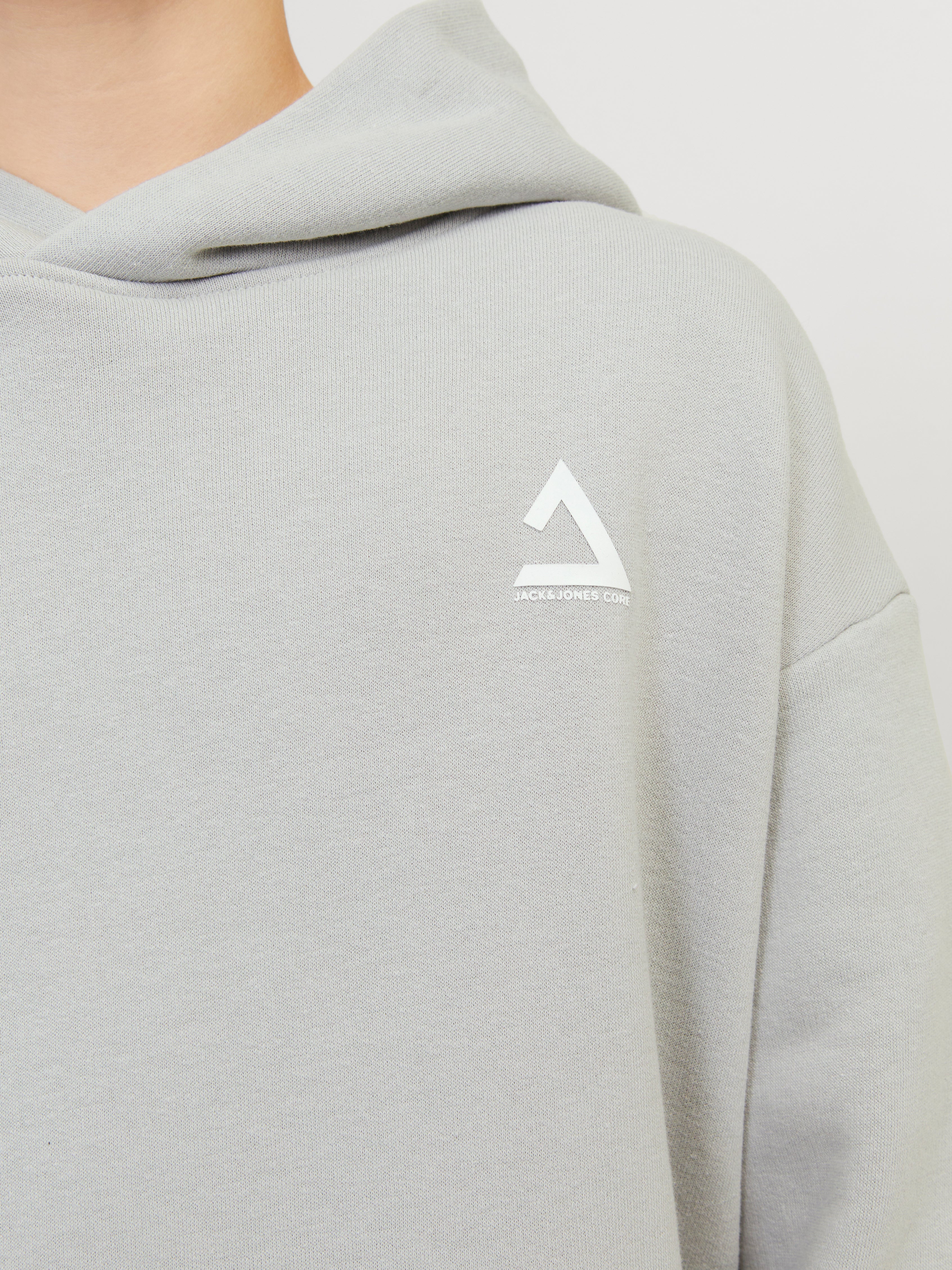 Gedruckt Kapuzenpullover Für jungs | Mittelgrau | Jack & Jones®