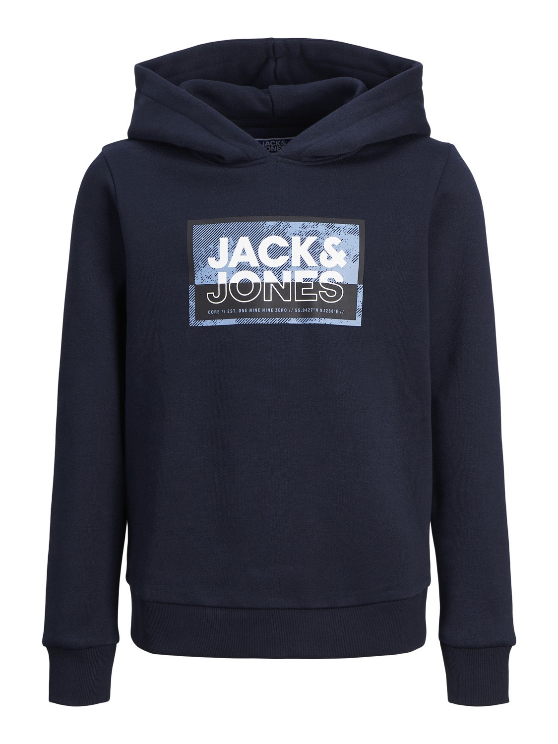 Jack & Jones Sudadera con capucha Estampado Para chicos -Navy Blazer - 12254120