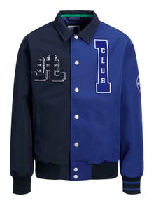 Jack & Jones Varsity Jacket Per Bambino -Mazarine Blue - 12254145
