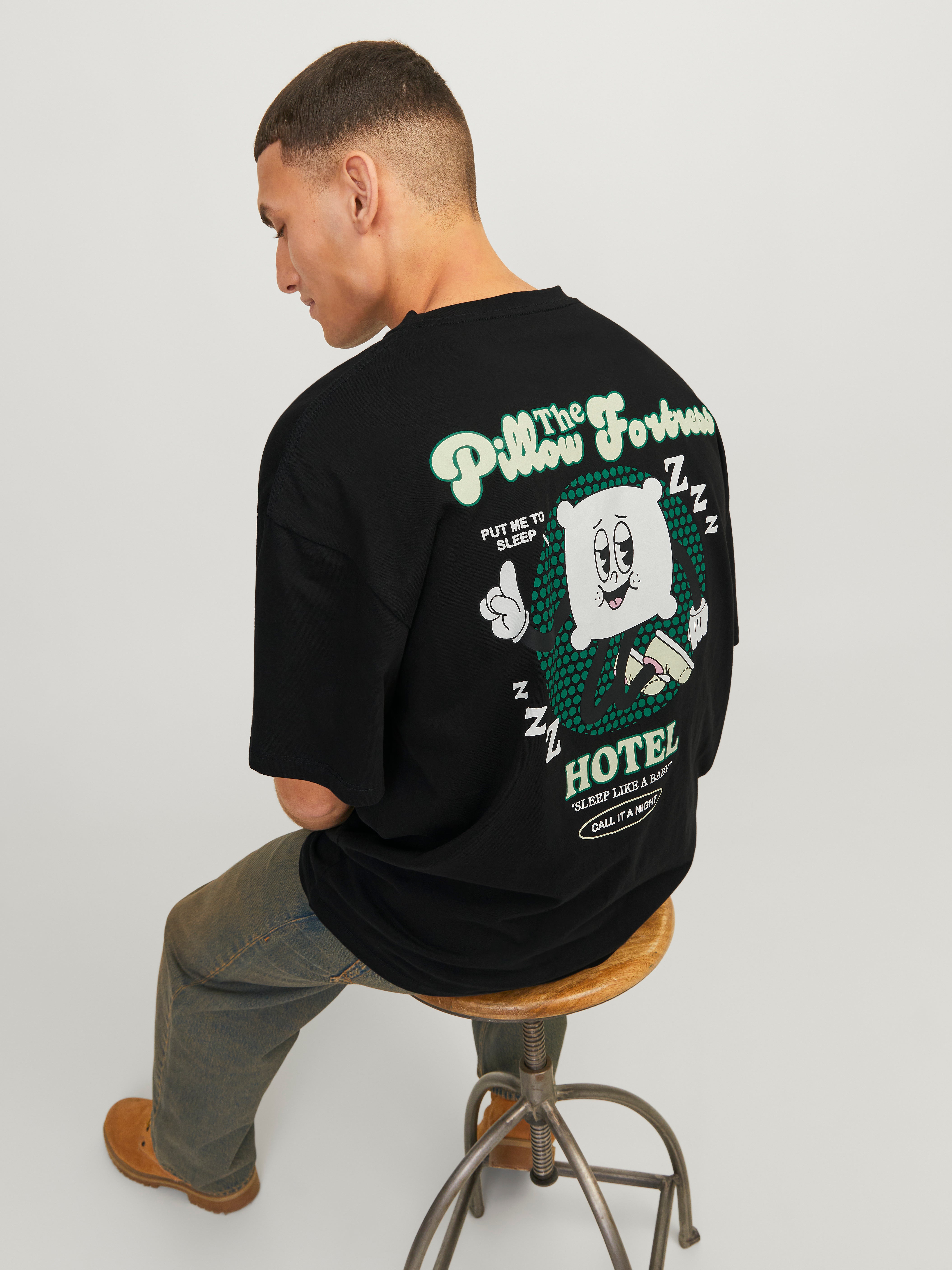 Jack & Jones Printed Crew neck T-shirt - 12254168