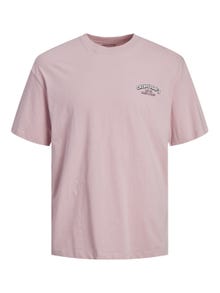 Jack & Jones T-shirt Imprimé Col rond -Pink Nectar - 12254168