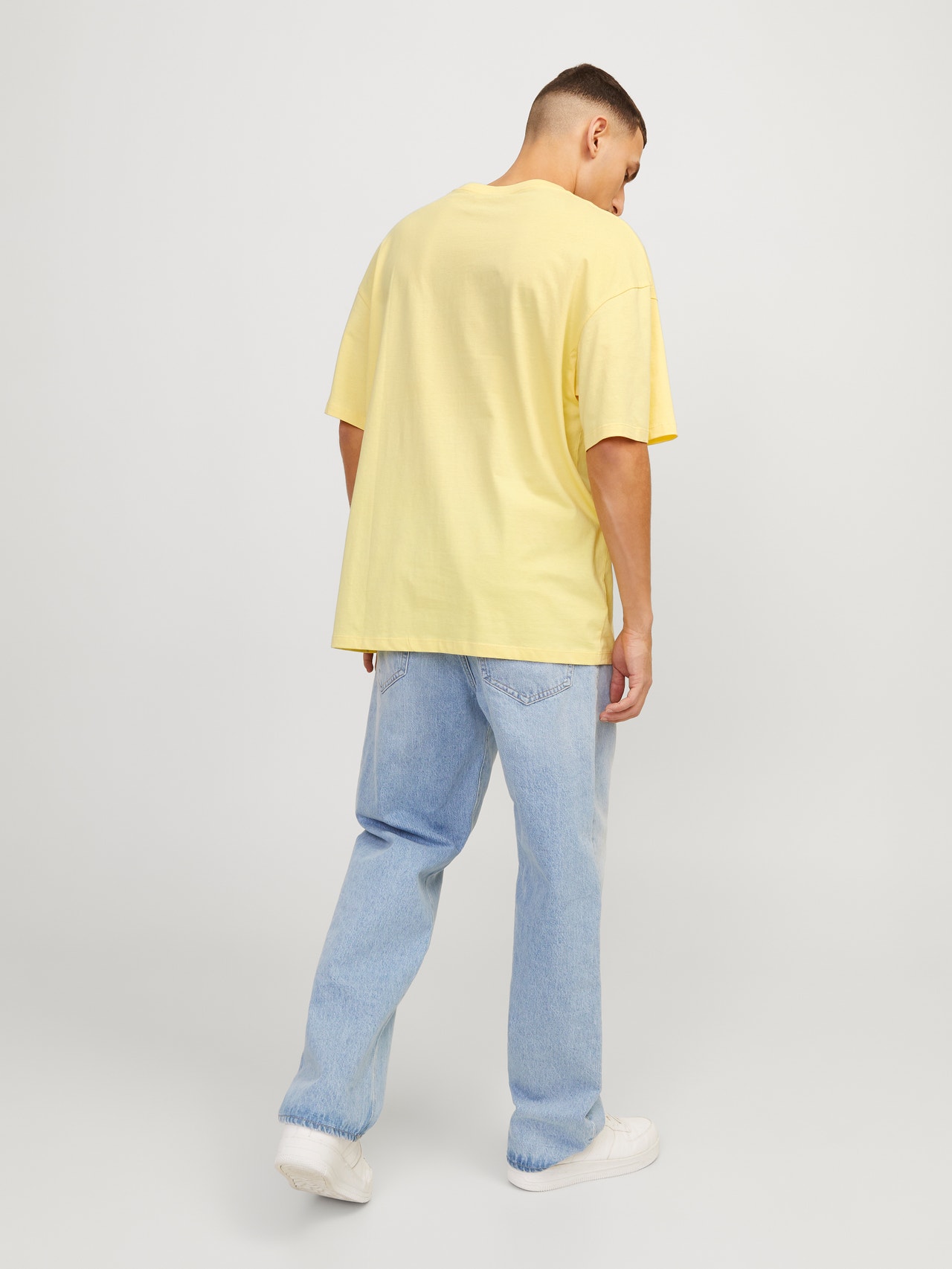 Jack & Jones Camiseta Estampado Cuello redondo -Italian Straw - 12254169