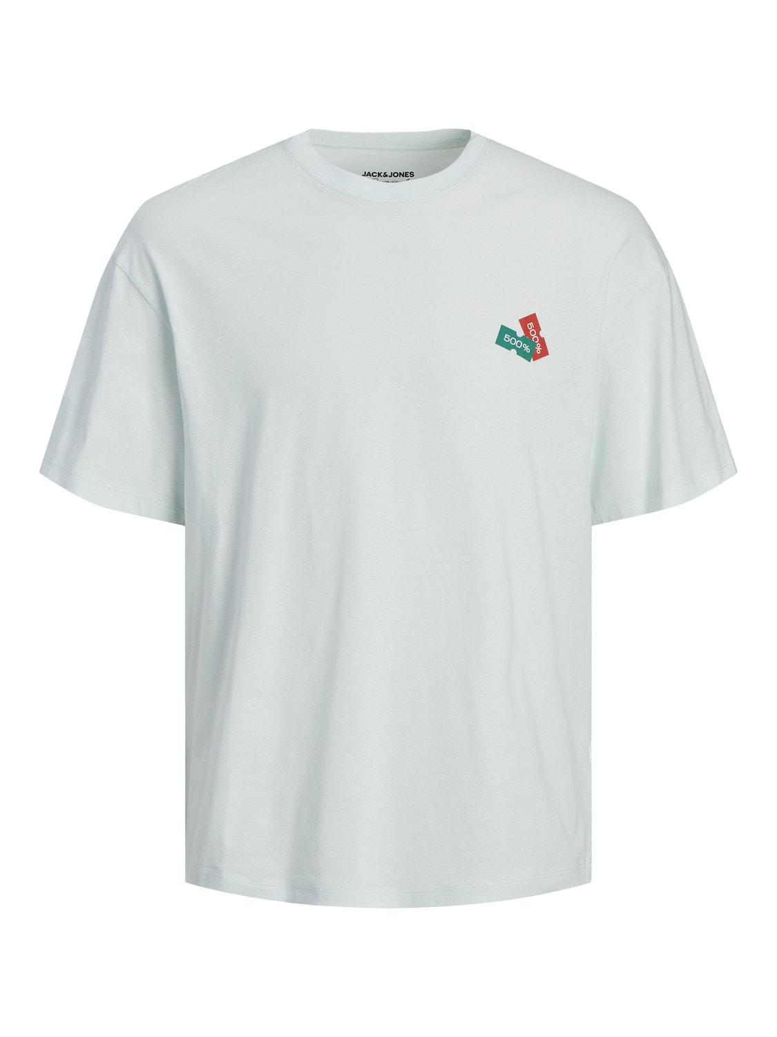 Jack & Jones Printed Crew neck T-shirt -Skylight - 12254175
