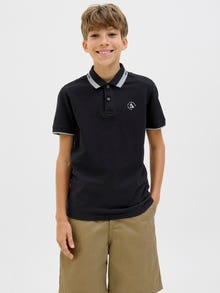 Jack & Jones Con logo Camicia polo Junior -Black - 12254182
