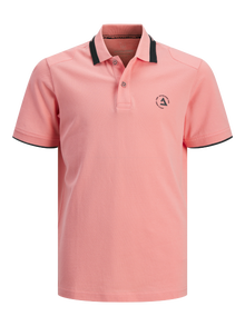 Jack & Jones Logotipas Polo Jaunimui -Pink Icing - 12254182