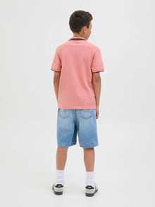 Jack & Jones Z logo Koszula polo Junior -Pink Icing - 12254182