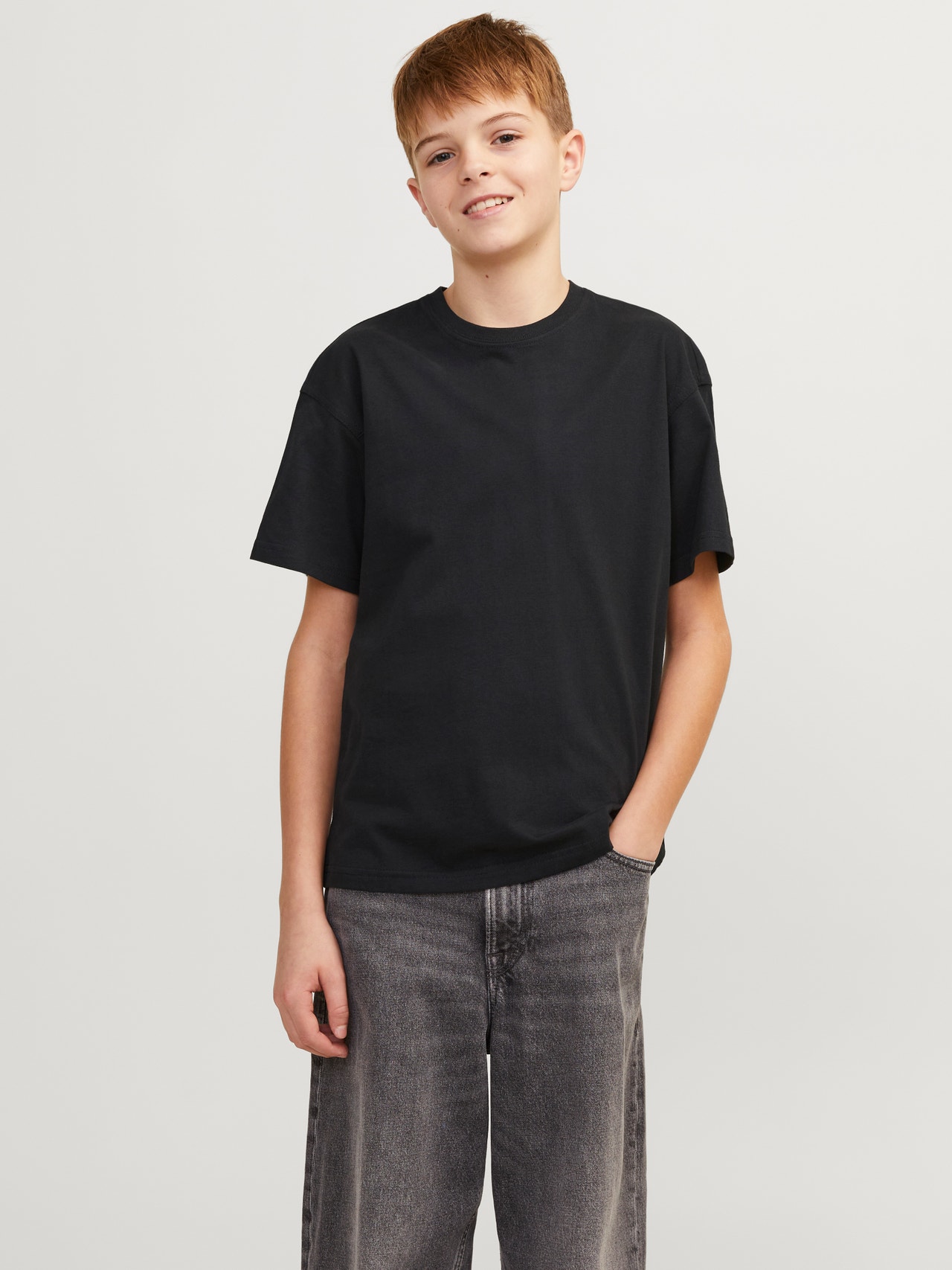 Jack & Jones Poikien Painettu T-paita -Black - 12254185