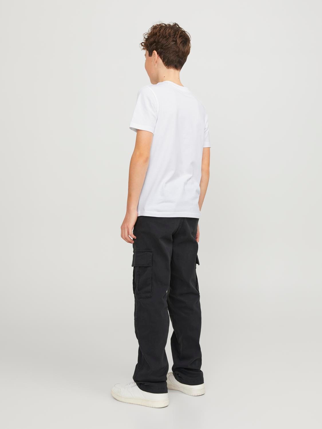 Jack & Jones Spausdintas raštas Marškinėliai For boys -White - 12254186