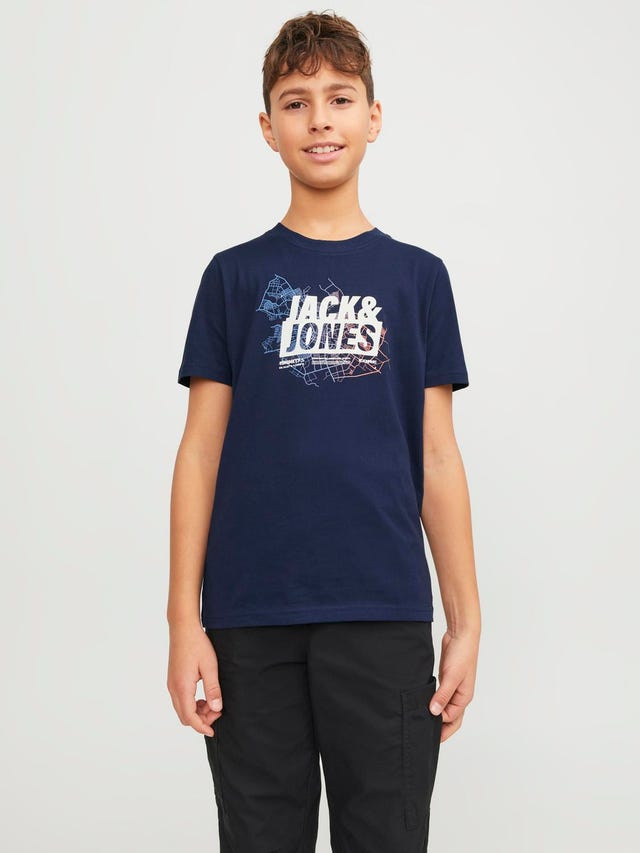 Jack & Jones Nyomott mintás Trikó Ifjúsági - 12254186