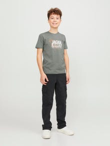 Jack & Jones Nadruk T-shirt Dla chłopców -Agave Green - 12254186